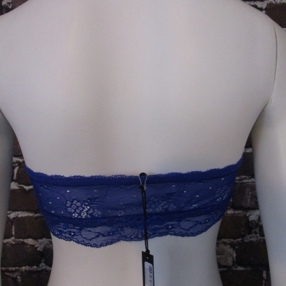 Joe's Jeans Shear Lace Blue size M/L  Bandeau - Picture 3 of 4